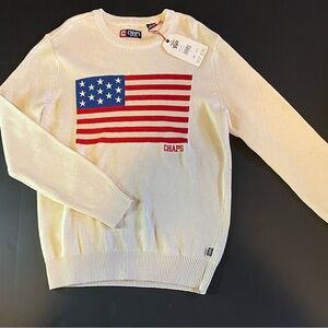 Chaps Throw over sweatshirt